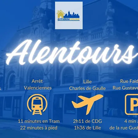 Citizenhouse - 4 - 15 A 36m2 - Jardin - Terrasse - Acces Autonome - Wifi - Netflix Anzin